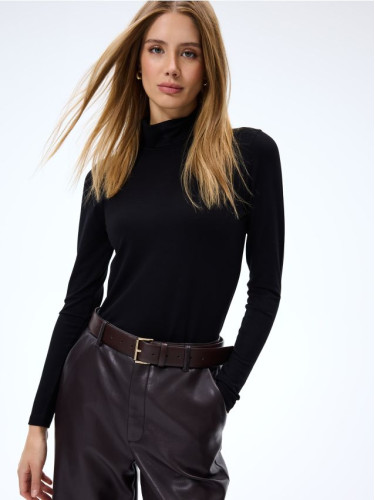 Mohito - Блуза с поло яка - черен