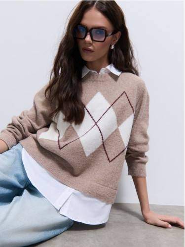 Mohito - Пуловер със съдържание на вълна - бежово