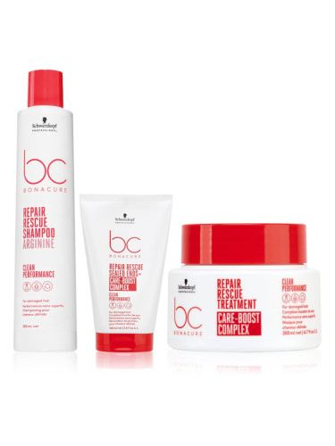 Schwarzkopf Professional BC Bonacure Repair Rescue комплект за суха и увредена коса