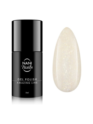 NaniNails NANI Amazing Line гел лак за нокти цвят Ivory Shimmer 5 мл.