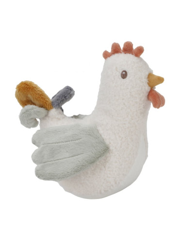 Little Dutch Little Farm Tumbler Chicken плюшена играчка 6 m+ 1 бр.