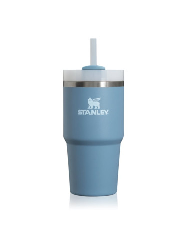 Stanley Quencher H2.O FlowState™ Tumbler неръждаема термочаша със сламка малък Indigo 600 мл.