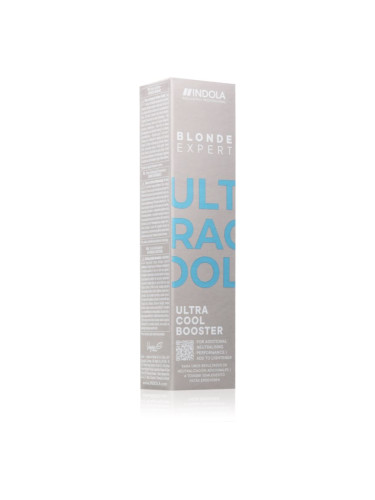 Indola Blond Expert Ultra Cool Booster тонер за неутрализиране на жълтите тонове за руса коса 60 мл.