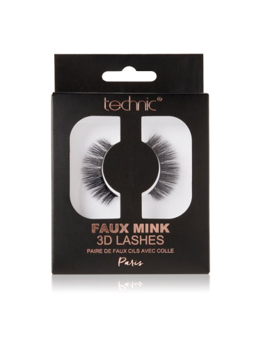 Technic Cosmetics Faux Mink изкуствени мигли Paris 1 чифт