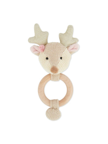 Bieco Grasping Toy with Rattle Fawn играчка с дрънкалка 0 m+ 1 бр.
