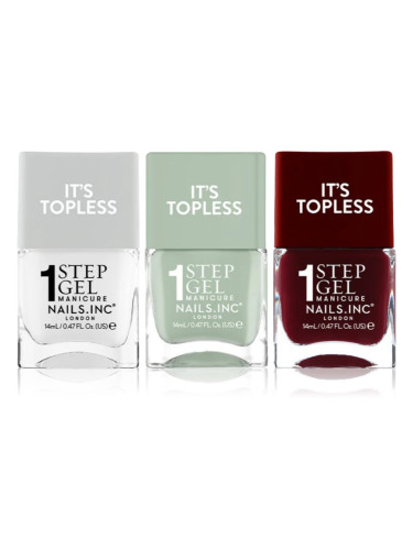 Nails Inc. It’s Topless Dirty Martini комплект лак за нокти