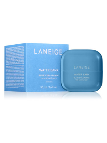 LANEIGE Water Bank Blue Hyaluronic Intensive Cream Refillable интензивен крем с хиалуронова киселина за многократно пълнене 50 мл.