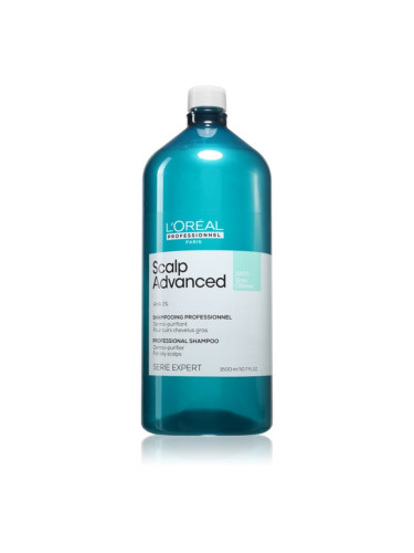 L’Oréal Professionnel Serie Expert Scalp Advanced почистващ шампоан за мазна кожа на скалпа 1500 мл.