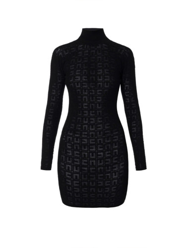 Черен пуловер рокля Elisabetta Franchi