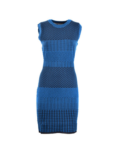 Синя мини рокля на Даян фон Фюрстенберг