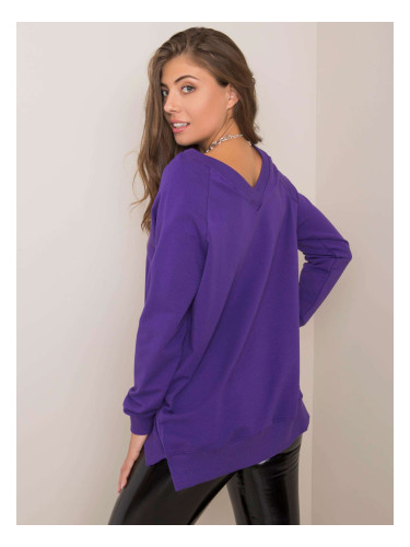 Sweatshirt-RV-BL-5850.11X-dark purple