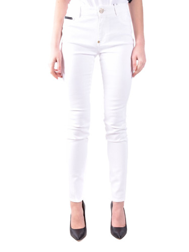 Бели дънки Philipp Plein