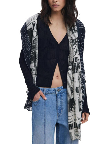 Шал Desigual с шарка на вестник