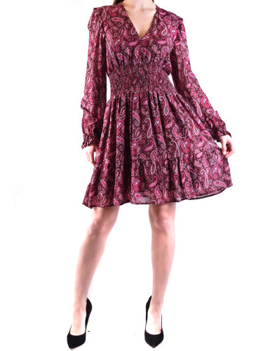 Рокля с шарки и дълги ръкави