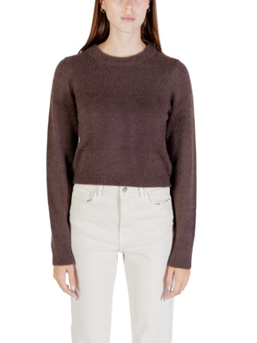 Кафяв дамски пуловер Only