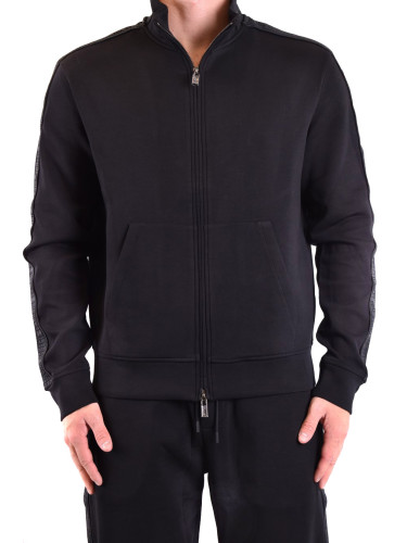 Черен суитшърт с цип Emporio Armani