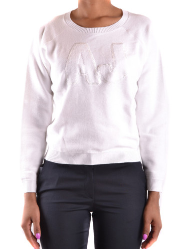 Бял пуловер Armani Jeans