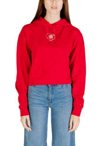 Червен суичър с качулка Tommy Hilfiger