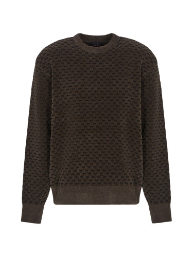 Пуловер с шарки Armani Exchange