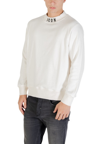 Бял мъжки суитшърт Icon