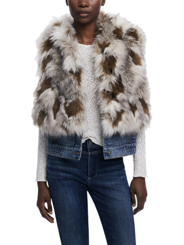 Дамски елек Desigual с козина