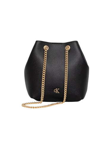 Черна чанта Calvin Klein с верижка