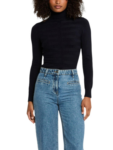 Черна поло яка Morgan De Toi