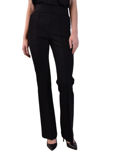 Черни панталони с бял цвят