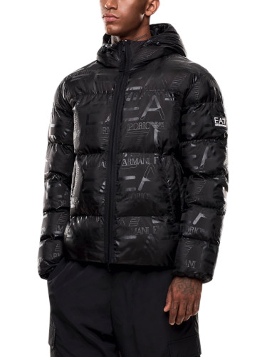 Черно зимно яке EA7