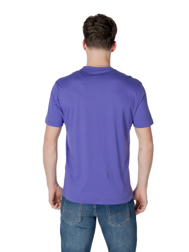 Лилава мъжка тениска EA7