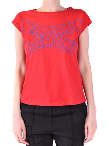 Червена тениска Emporio Armani