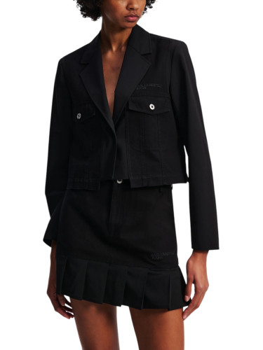 Черно яке и пола на Карл Лагерфелд