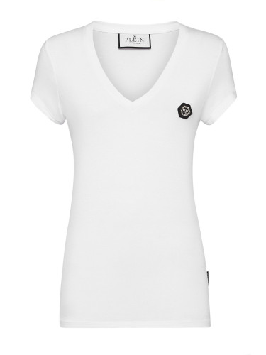 Бяла тениска с къс ръкав Philipp Plein