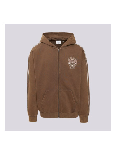 Prosto Суитчър Със Закопчаване Zip Hoodie Athletic Washed Br мъжки Дрехи Суичъри KL252MSWE2071 Кафяв