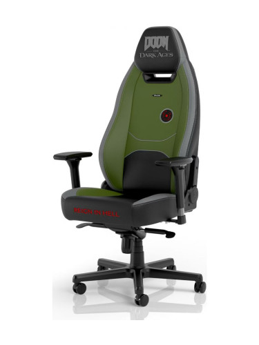  Гейминг стол noblechairs - DOOM: The Dark Ages Edition, зелен/черен