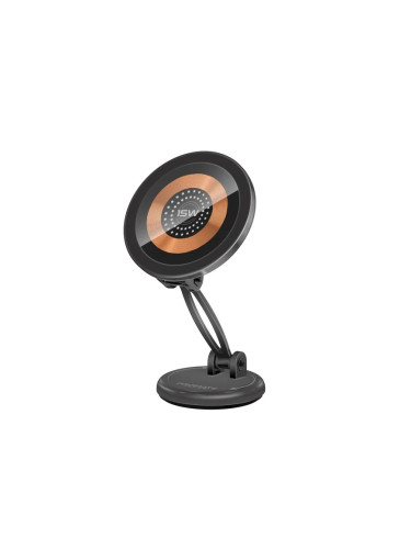 Безжична стойка за кола 12V ProMate  MAGNUS2-QI Cradleless 15W MagSafe Compatible Wireless Charging Car mount, For Dashboards, foldable design, Meta