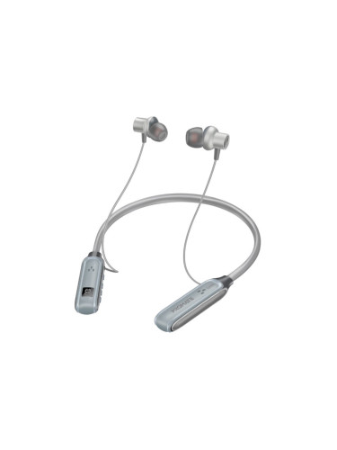 Bluetooth слушалки ProMate,   Leap.Silver
High Definition Bluetooth V5.3 Neckband Earphones, 150
Hours Playtime, digital display