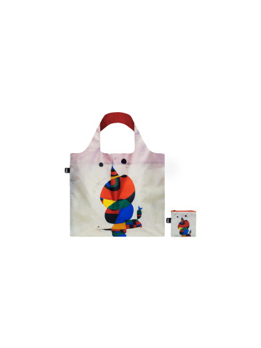 Loqi Joan Miro - Woman, Bird and Star Recycled Bag Unisex - Раници и чанти LOQI - Многоцветен - JM.WB-One-size - Size: One size