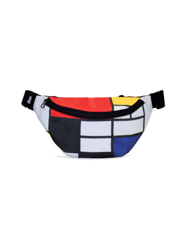 Loqi PIET MONDRIAN Composition Recycled Bumbag Unisex - Раници и чанти LOQI - Многоцветен - BB.PM.CO-One-size - Size: One size