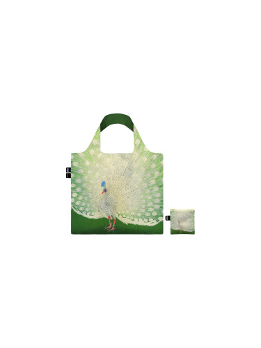 Loqi Ohara Koson - Peacock Recycled Bag Unisex - Раници и чанти LOQI - Зелен - OK.PE-One-size - Size: One size