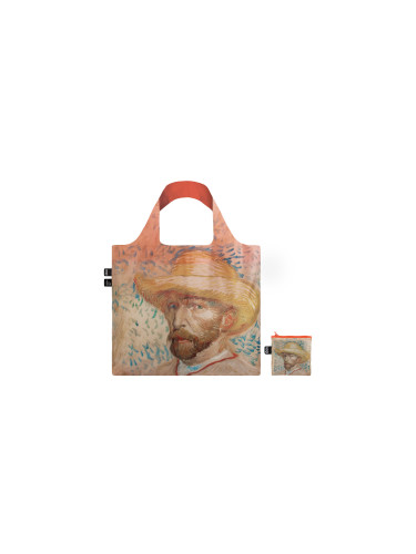 Loqi VINCENT VAN GOGH Self Portrait with Straw Hat Bag Unisex - Раници и чанти LOQI - Червен - VG.SH-One-size - Size: One size