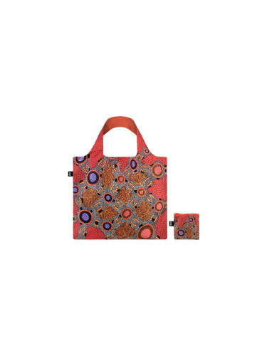 Loqi Jennifer Napaljarri Lewis - Water Dreaming Pink Recycled Bag Unisex - Раници и чанти LOQI - Многоцветен - JL.WD-One-size - Size: One size
