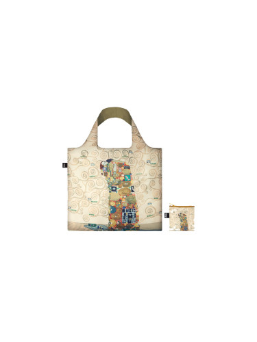 Loqi GUSTAV KLIMT The Fulfilment Bag Unisex - Раници и чанти LOQI - Светло кафяв - GK.TF.R-One-size - Size: One size