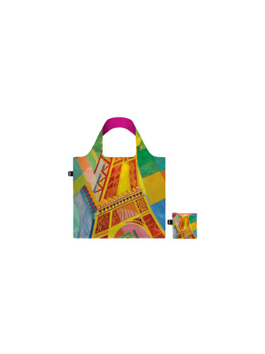 Loqi Robert Delaunay - Tour Eiffel Recycled Bag Unisex - Раници и чанти LOQI - Многоцветен - RD.TE-One-size - Size: One size