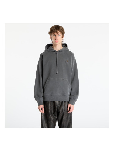 Суитшърт Carhartt WIP Hooded Vista Sweat UNISEX Black Garment Dyed XS