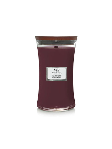 Woodwick Large Hourglass Candle Black Cherry Universal