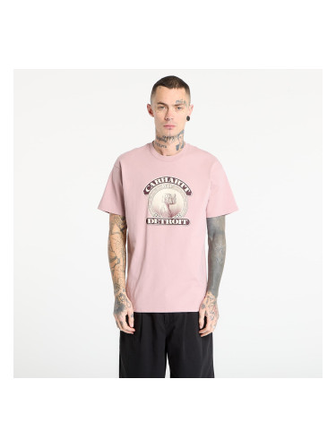 Тениска Carhartt WIP S/S Cold World T-Shirt UNISEX Glassy Pink M