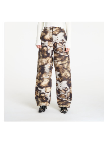 Панталони Carhartt WIP W' Brandon Single Knee Pant Wild Dog Print Stone Washed L