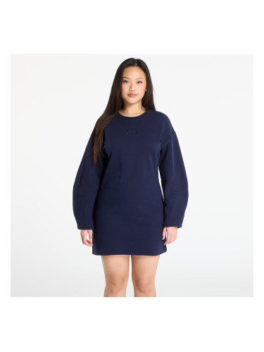 Облекло GAP Heavyweight Sweatshirt Dress Dark Blue L