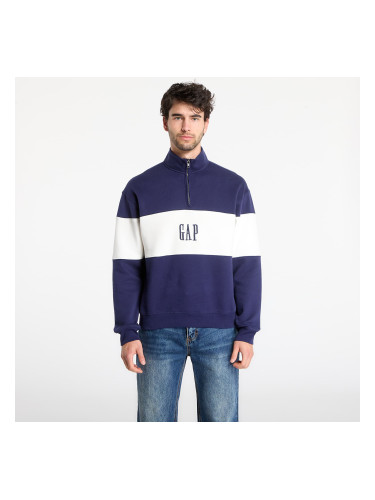 Суитшърт GAP Oversized Vintagesoft Sweatshirt Navy XL
